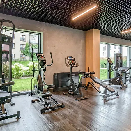 Silownia & Parking Studio W Gdansku By Renters Apartmán *